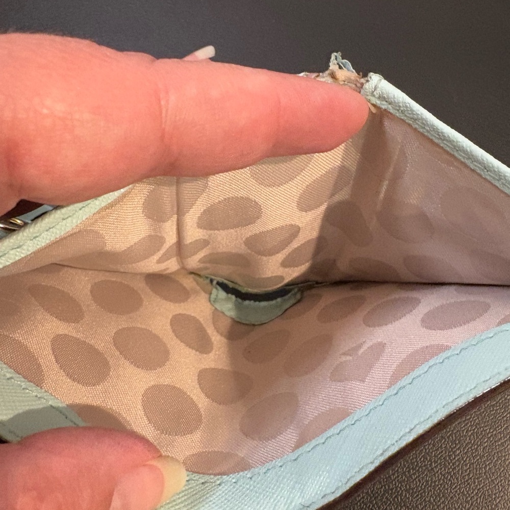 Kate Spade Mint Green Card Holder - Picture 5 of 7